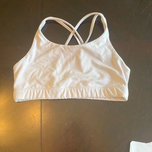 Athleta girl size L/12 light pink sports bra